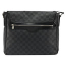 LOUIS VUITTON Damier Graphite Daniel MM Shoulder Bag N58029 LV Auth 185180-2