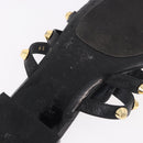 BALENCIAGA Sandals Leather Black Auth 185184A-10