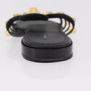 BALENCIAGA Sandals Leather Black Auth 185184A-13