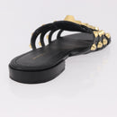 BALENCIAGA Sandals Leather Black Auth 185184A-20