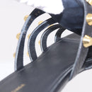BALENCIAGA Sandals Leather Black Auth 185184A-31
