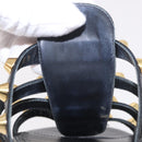 BALENCIAGA Sandals Leather Black Auth 185184A-33