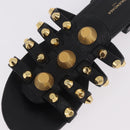 BALENCIAGA Sandals Leather Black Auth 185184A-7
