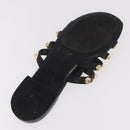 BALENCIAGA Sandals Leather Black Auth 185184A-8