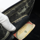 GUCCI GG Supreme Sherry Line Hand Bag PVC Navy Gold 39 02 007 Auth 185185-12