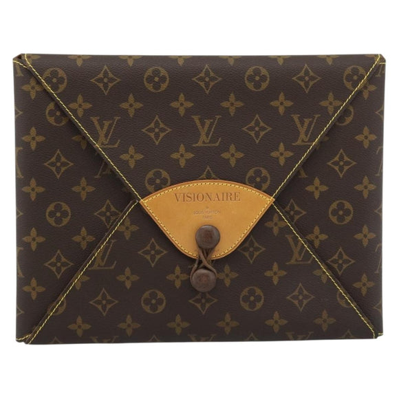 LOUIS VUITTON Monogram Visionaire Briefcase M99045 LV Auth 185187V