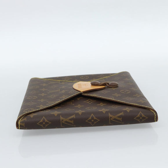 LOUIS VUITTON Monogram Visionaire Briefcase M99045 LV Auth 185187V