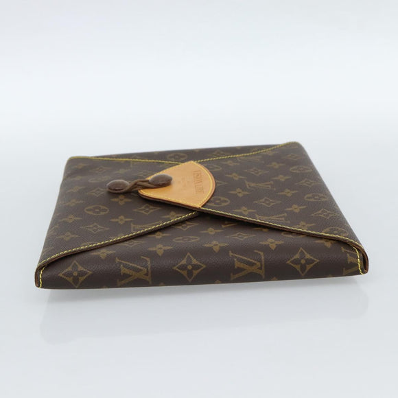 LOUIS VUITTON Monogram Visionaire Briefcase M99045 LV Auth 185187V
