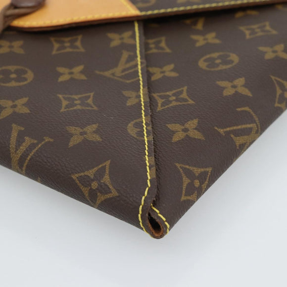 LOUIS VUITTON Monogram Visionaire Briefcase M99045 LV Auth 185187V