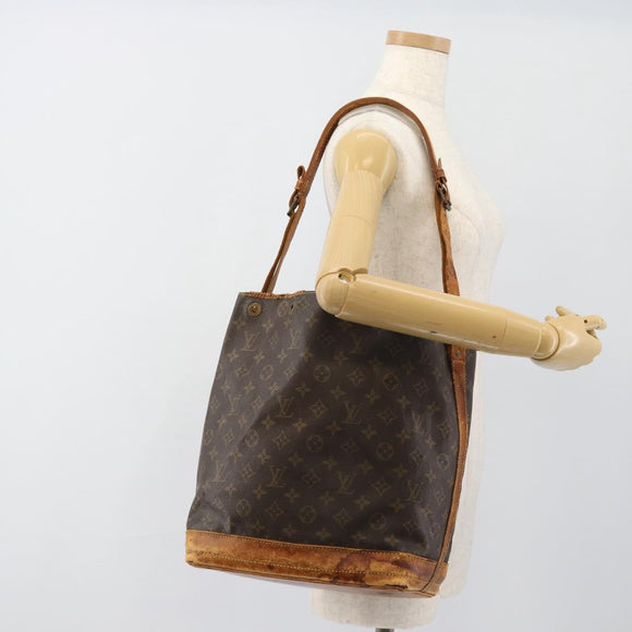 LOUIS VUITTON Monogram Noe Shoulder Bag M42224 LV Auth 185188