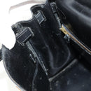 HERMES Kelly 28 Hand Bag Box Calfskin 2way Black Gold Auth 185189SM-29