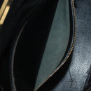 HERMES Kelly 28 Hand Bag Box Calfskin 2way Black Gold Auth 185189SM-33