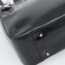 GUCCI Hand Bag Patent Leather 2way Black Silver 000 1013 0504 Auth 185190-19