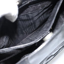 GUCCI Hand Bag Patent Leather 2way Black Silver 000 1013 0504 Auth 185190-23