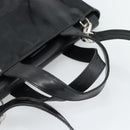 GUCCI Hand Bag Patent Leather 2way Black Silver 000 1013 0504 Auth 185190-7