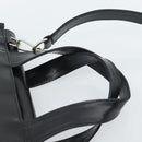 GUCCI Hand Bag Patent Leather 2way Black Silver 000 1013 0504 Auth 185190-14