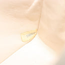 CHANEL Matelasse Chain Shoulder Bag Leather White Gold CC Auth 185193A-26