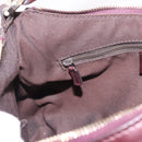 GUCCI GG Canvas Guccissima Abbey Bag Leather Bordeaux Gold 190525 Auth 185194V-22
