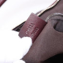 GUCCI GG Canvas Guccissima Abbey Bag Leather Bordeaux Gold 190525 Auth 185194V-11