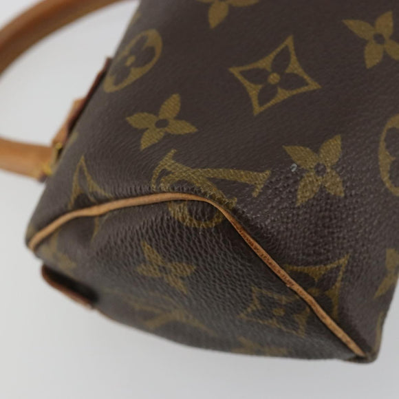 LOUIS VUITTON Monogram Mini Speedy Hand Bag M41534 LV Auth 185195