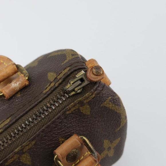 LOUIS VUITTON Monogram Mini Speedy Hand Bag M41534 LV Auth 185195