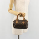 LOUIS VUITTON Monogram Mini Speedy Hand Bag M41534 LV Auth 185195-18