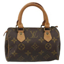 LOUIS VUITTON Monogram Mini Speedy Hand Bag M41534 LV Auth 185195-2