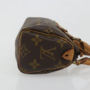LOUIS VUITTON Monogram Mini Speedy Hand Bag M41534 LV Auth 185195-4