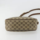 GUCCI GG Supreme Web Sherry Line Bag PVC Beige Gold 89 02 077 Auth 185199-10