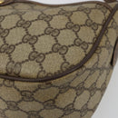 GUCCI GG Supreme Web Sherry Line Bag PVC Beige Gold 89 02 077 Auth 185199-11