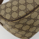 GUCCI GG Supreme Web Sherry Line Bag PVC Beige Gold 89 02 077 Auth 185199-12