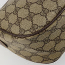 GUCCI GG Supreme Web Sherry Line Bag PVC Beige Gold 89 02 077 Auth 185199-14