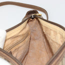 GUCCI GG Supreme Web Sherry Line Bag PVC Beige Gold 89 02 077 Auth 185199-19