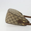 GUCCI GG Supreme Web Sherry Line Bag PVC Beige Gold 89 02 077 Auth 185199-4