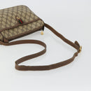 GUCCI GG Supreme Web Sherry Line Bag PVC Beige Gold 89 02 077 Auth 185199-7