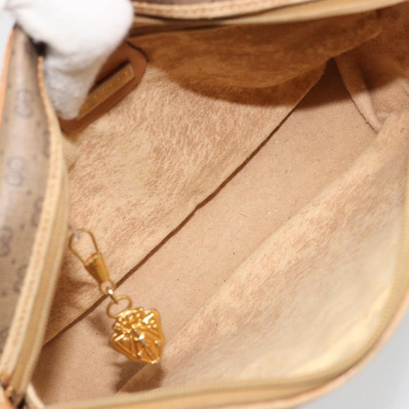 GUCCI Micro GG Supreme Web Sherry Line Bag PVC Beige 007 904 0008 Auth 185200