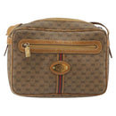 GUCCI Micro GG Supreme Web Sherry Line Bag PVC Beige 007 904 0008 Auth 185200-13