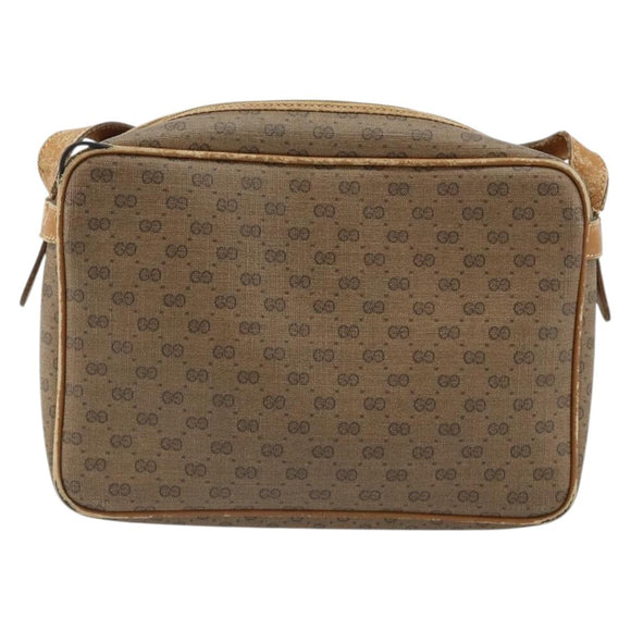 GUCCI Micro GG Supreme Web Sherry Line Bag PVC Beige 007 904 0008 Auth 185200