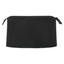 Christian Dior Trotter Canvas Clutch Bag Black Gold Auth 185202-2