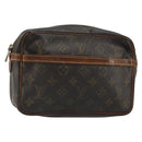LOUIS VUITTON Monogram Compiegne 23 Clutch Bag M51847 LV Auth 185205-1