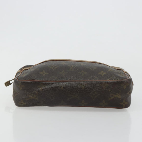 LOUIS VUITTON Monogram Compiegne 23 Clutch Bag M51847 LV Auth 185205