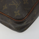 LOUIS VUITTON Monogram Compiegne 23 Clutch Bag M51847 LV Auth 185205-15
