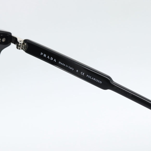 PRADA Sunglasses plastic Black Auth 185210M