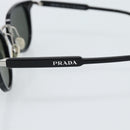 PRADA Sunglasses plastic Black Auth 185210M-7