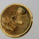 CHANEL Earring metal Gold Tone CC Auth 185221V-11