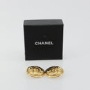 CHANEL Earring metal Gold Tone CC Auth 185221V-12