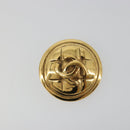 CHANEL Earring metal Gold Tone CC Auth 185221V-2