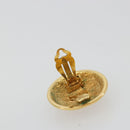 CHANEL Earring metal Gold Tone CC Auth 185221V-9