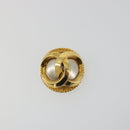 CHANEL Earring metal Gold Tone CC Auth 185222V-2