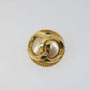 CHANEL Earring metal Gold Tone CC Auth 185222V-7